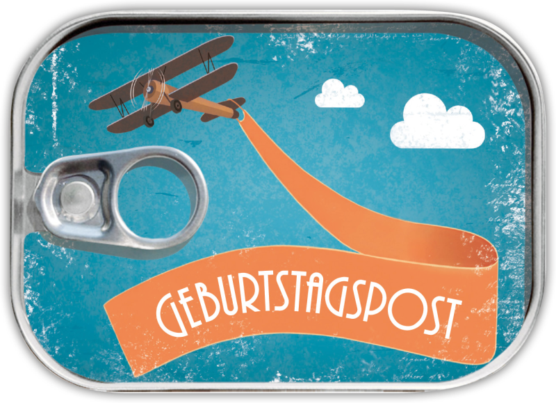 Dosenpost "Geburtstagspost"