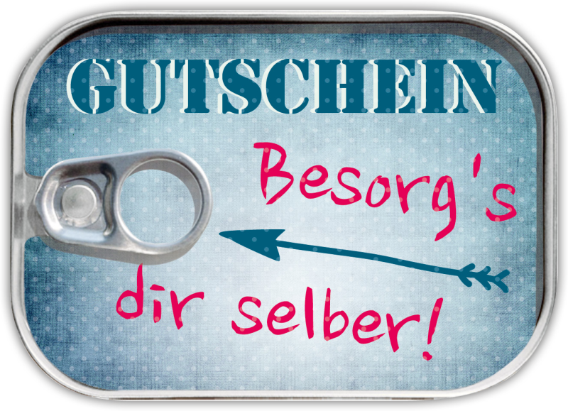 Dosenpost "Gutschein"