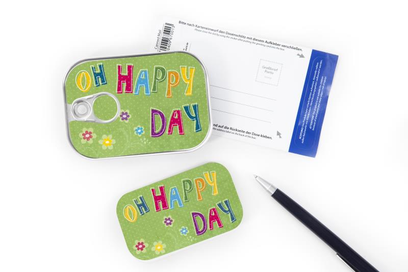 Dosenpost "Happy Day"