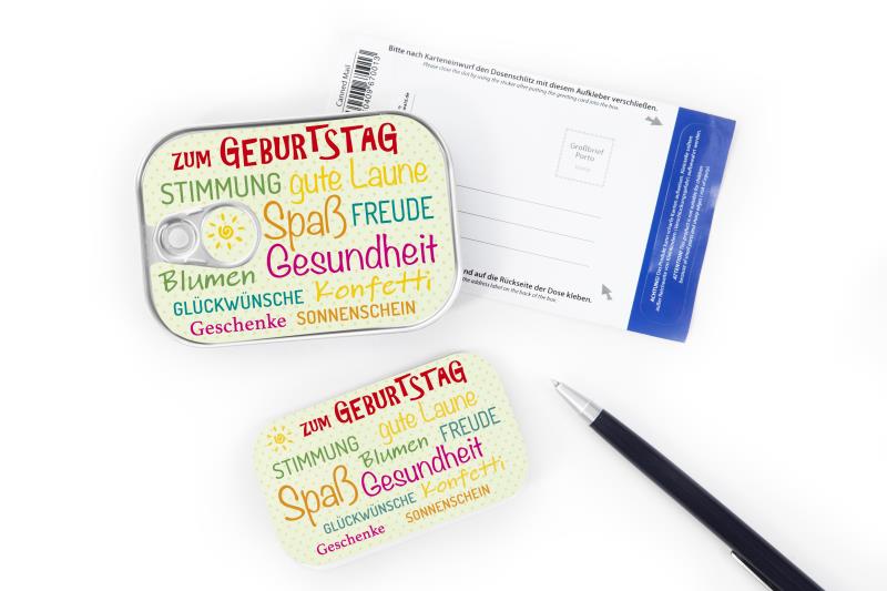 Dosenpost "Geburtstag"