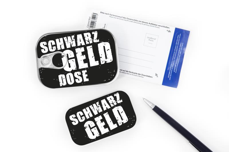 Dosenpost "Schwarzgeld"