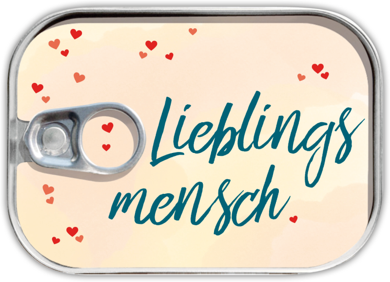 Dosenpost "Lieblingsmensch"