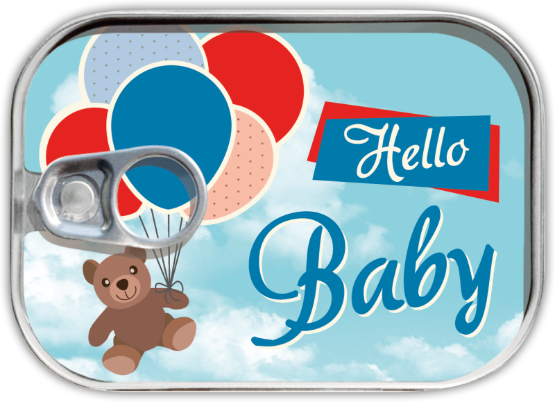 Dosenpost "Hello Baby"