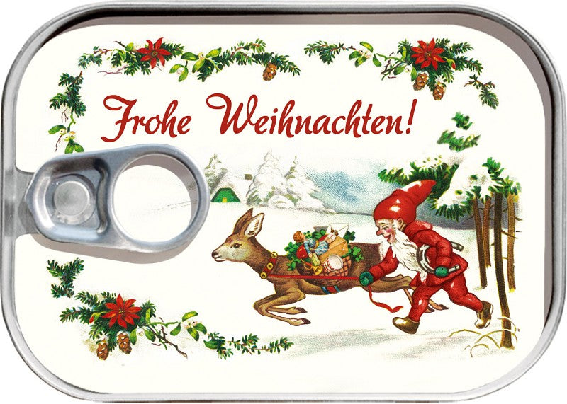 Dosenpost  "Frohe Weihnachten"