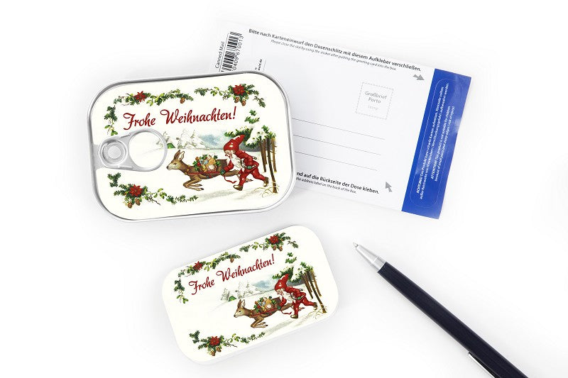 Dosenpost  "Frohe Weihnachten"