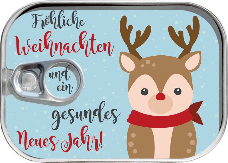 Dosenpost "Schöne Weihnachten und ein frohes ..."