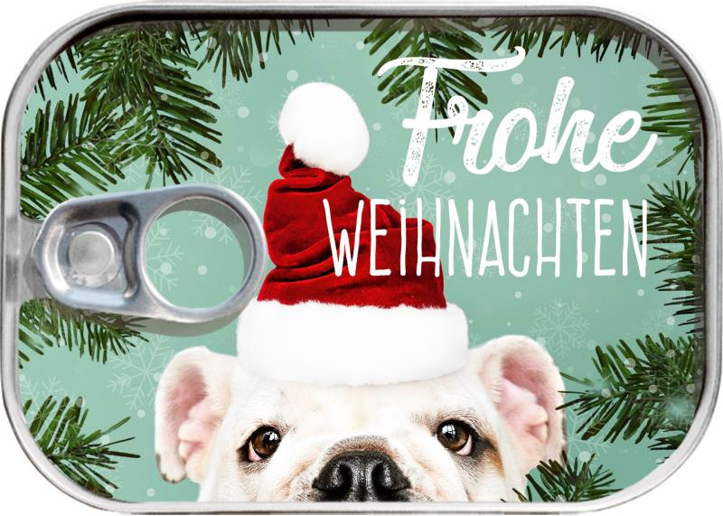 Dosenpost "Frohe Weihnachten"