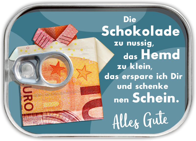 Dosenpost "Die Schokolade zu nussig …"