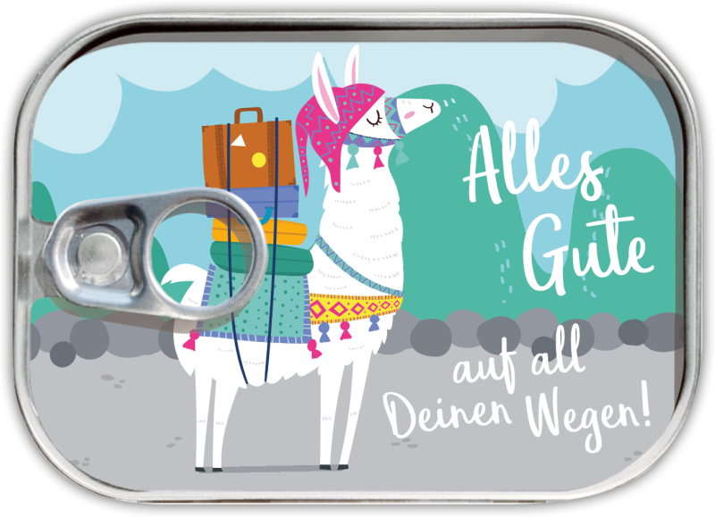 Dosenpost "Alles Gute auf all deinen Wegen"
