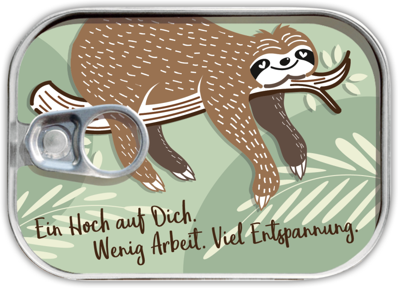 Dosenpost "Ein Hoch auf Dich.  …"