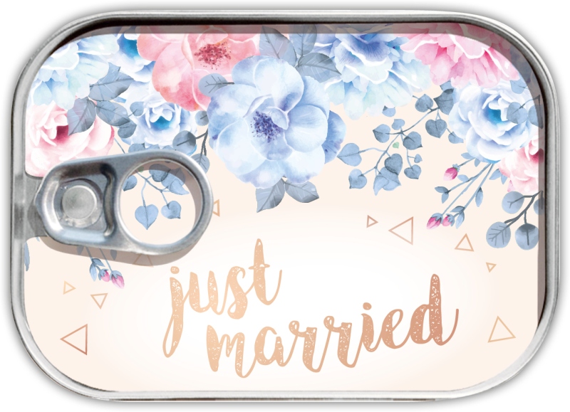 Dosenpost "just married"