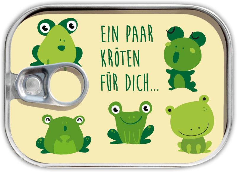 Dosenpost "Ein paar Kröten..." Kröten