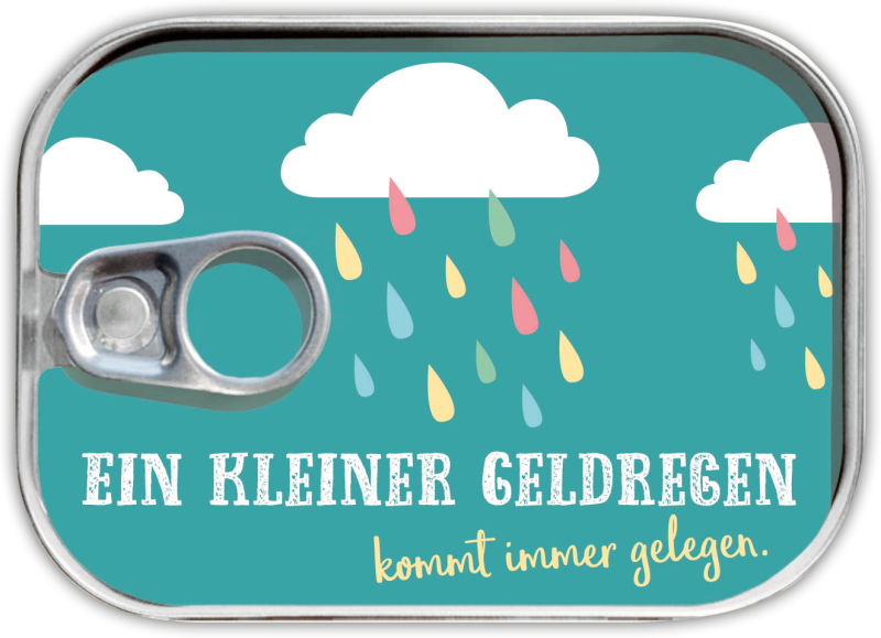 Dosenpost "Geldregen..." Wolken