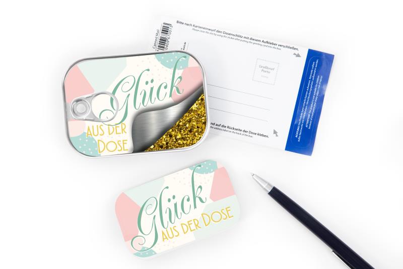 Dosenpost "Glück aus der Dose"