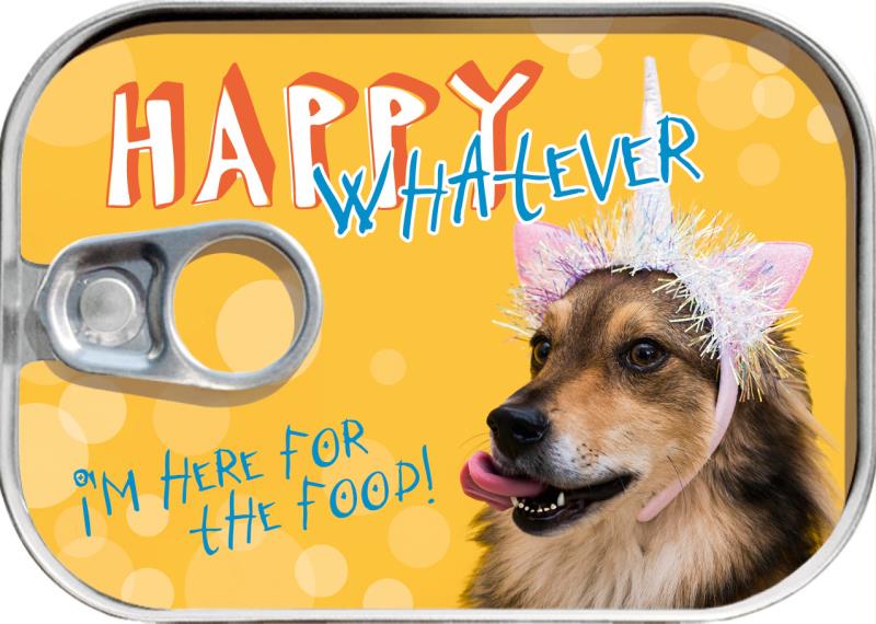 Dosenpost "Happy Whatever- Food"