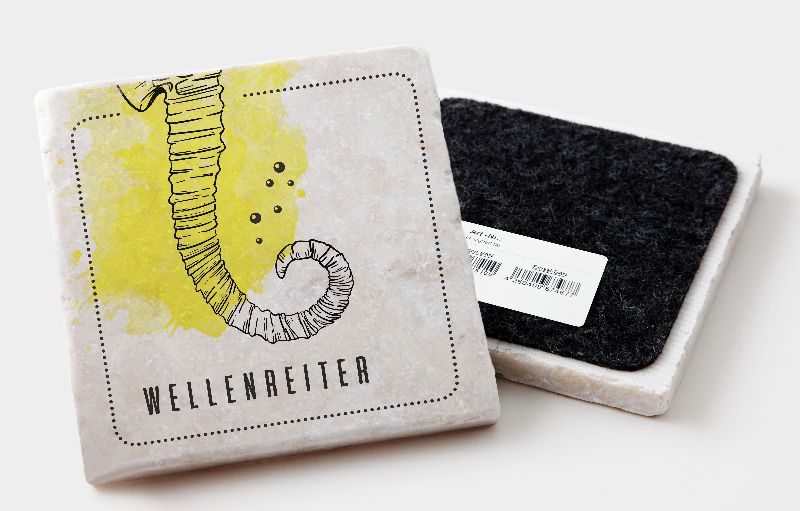 Marmoruntersetzer "Wellenreiter 2/2"
