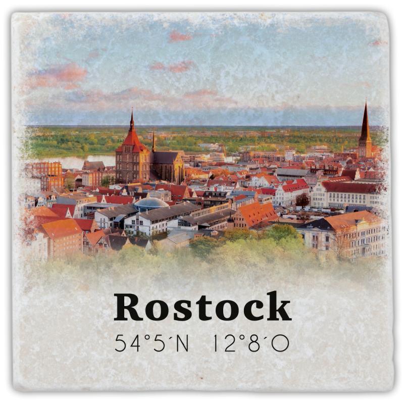 Marmoruntersetzer Rostock Koordinaten Rostock