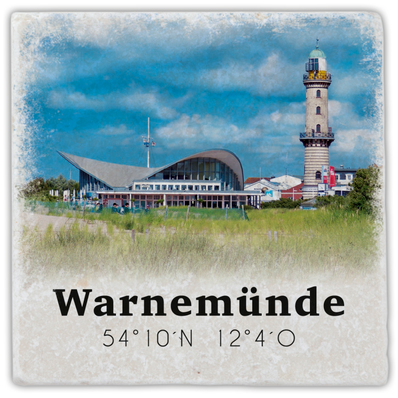 Marmoruntersetzer Rostock Koordinaten Warnemünde