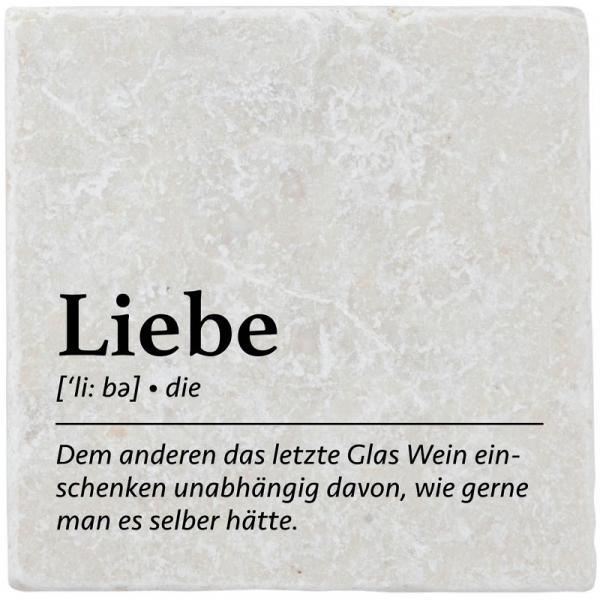 Marmoruntersetzer Liebe