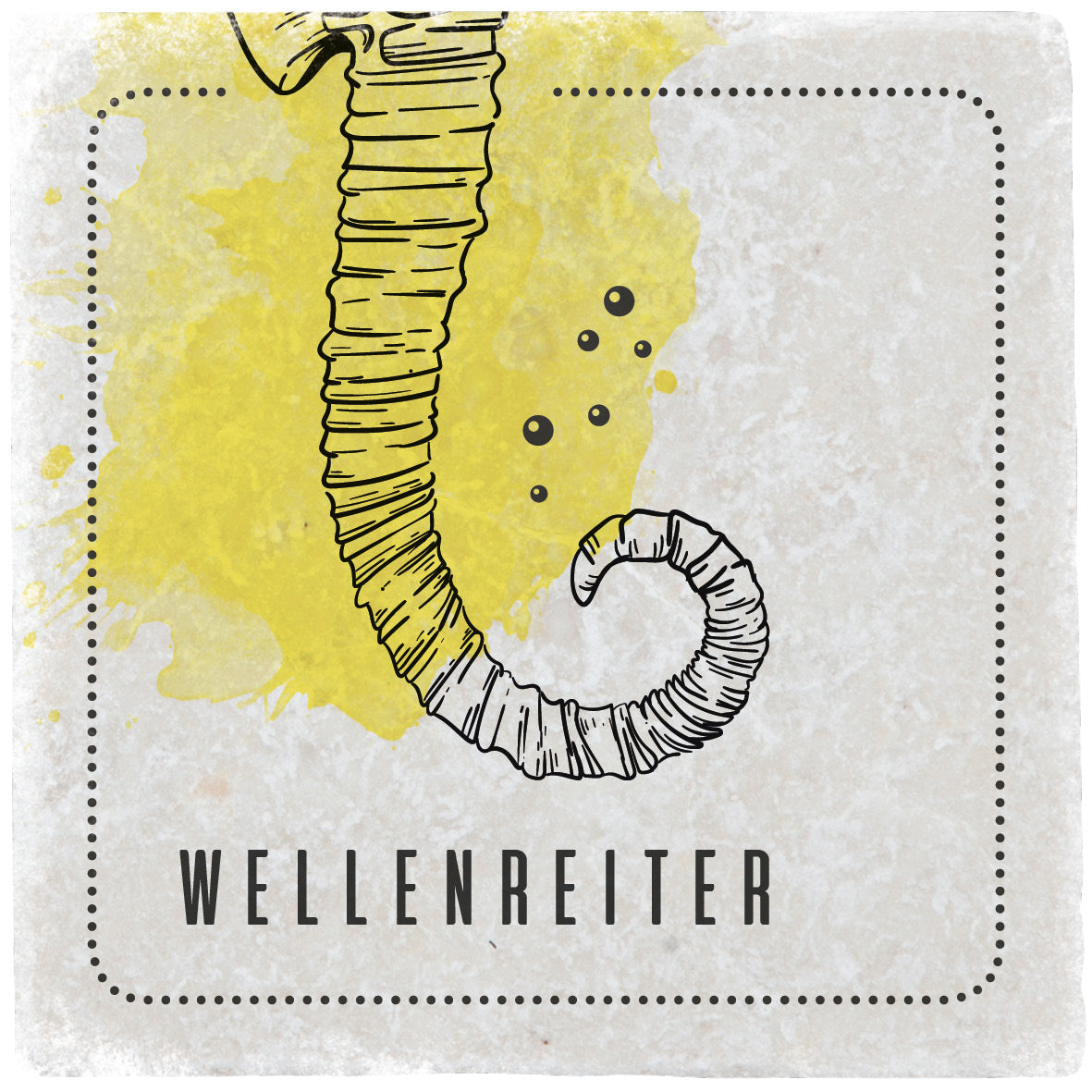 Marmoruntersetzer "Wellenreiter 2/2"
