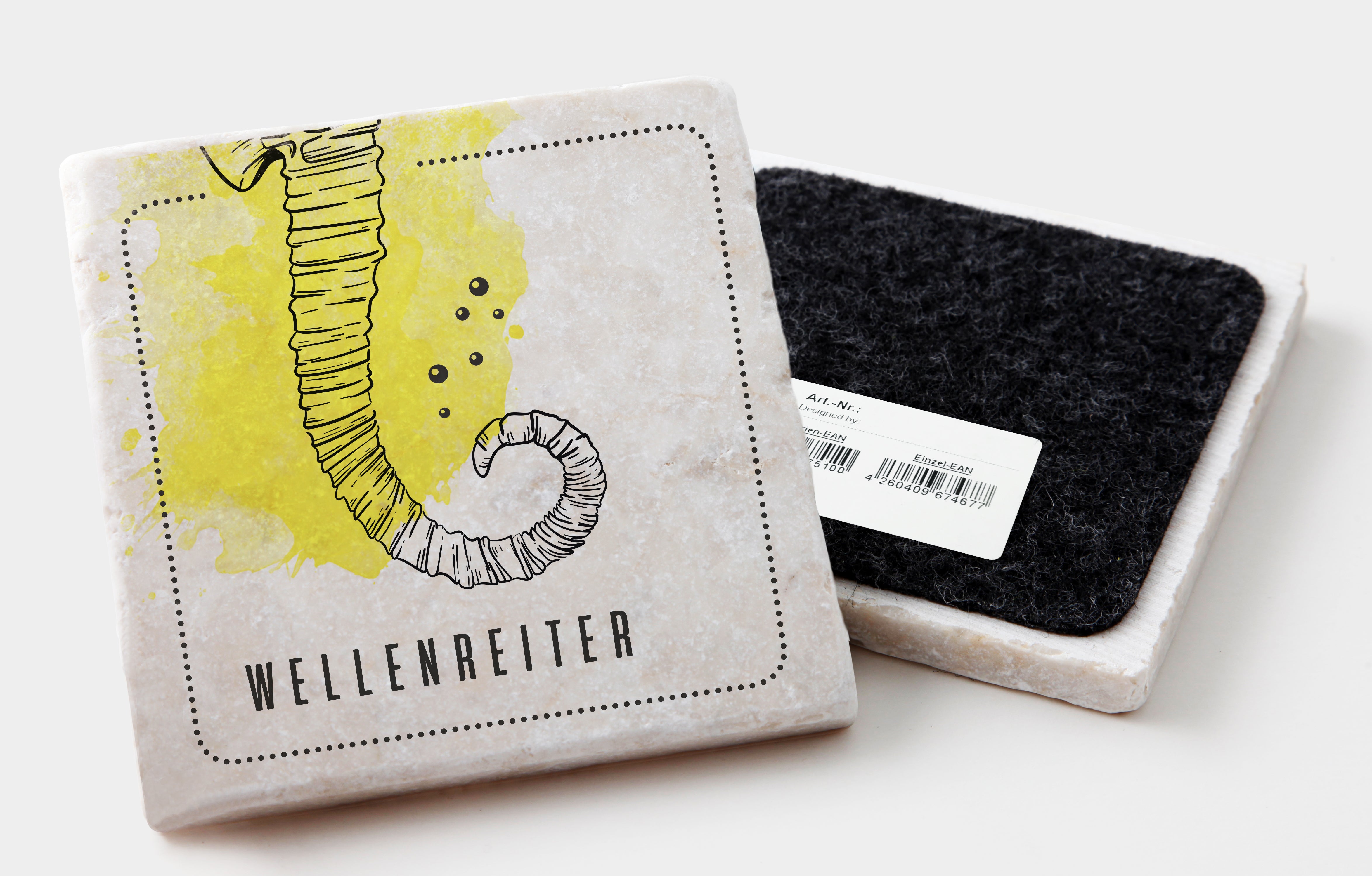 Marmoruntersetzer "Wellenreiter 2"