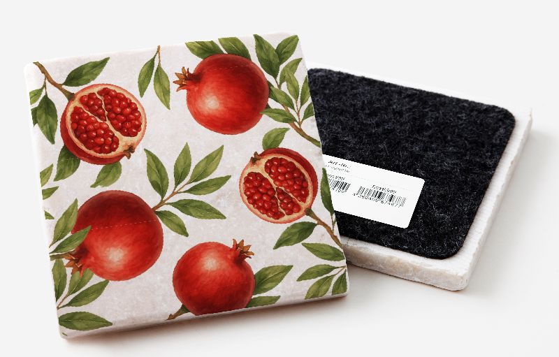 Marmoruntersetzer "Granatapfel"