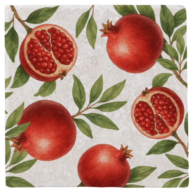 Marmoruntersetzer "Granatapfel"