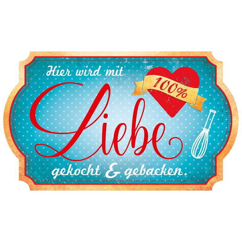 Dekoschild "Liebe"