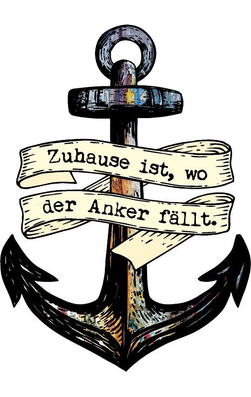 Dekoschild Anker