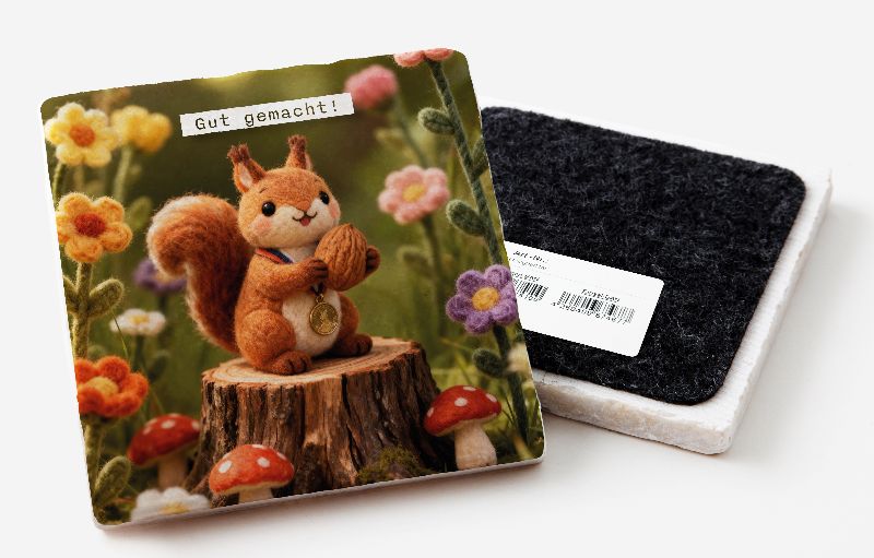 Marmoruntersetzer Falunies "Eichhörnchen"