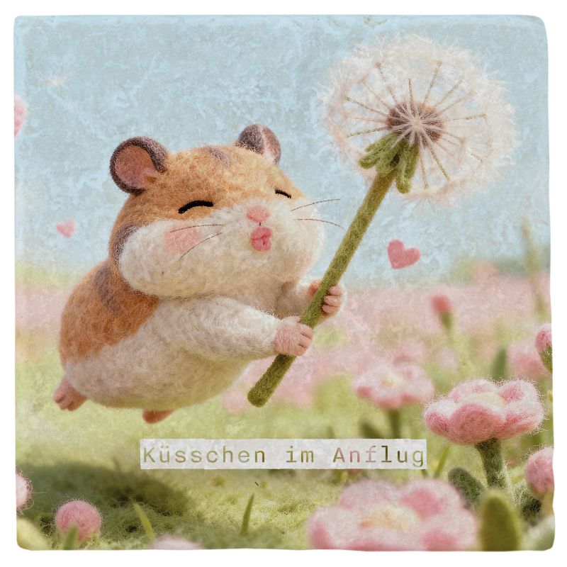 Marmoruntersetzer Falunies "Hamster"