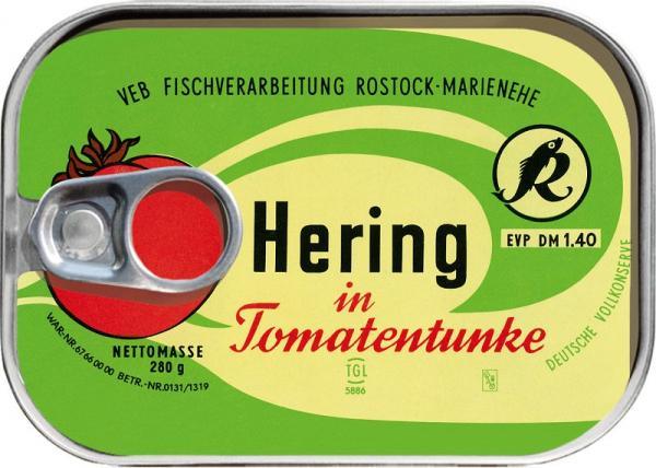 Dosenpost "Hering in Tomatentunke"