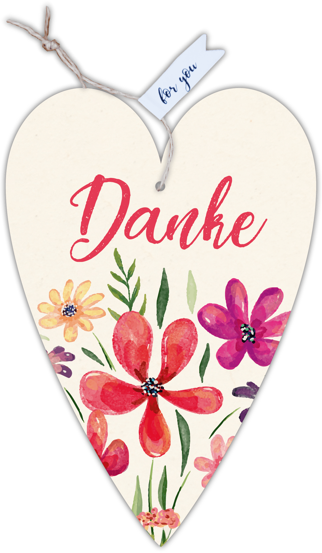 Herzkarte unser Finne "Danke"