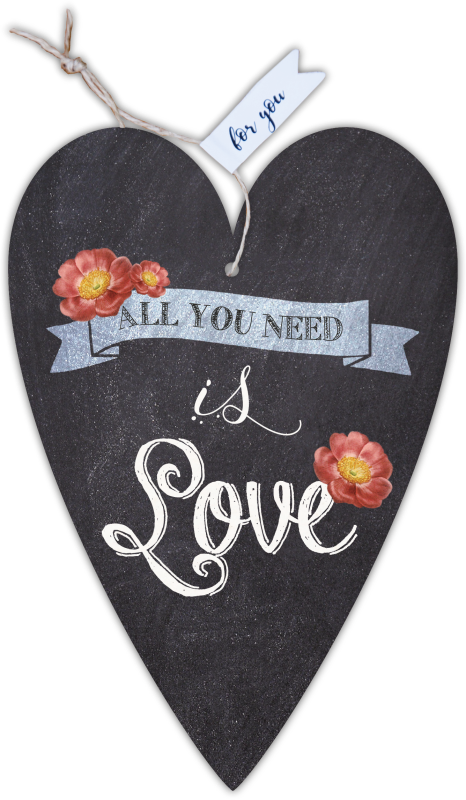 Herzkarte unser Finne "All you need is love"