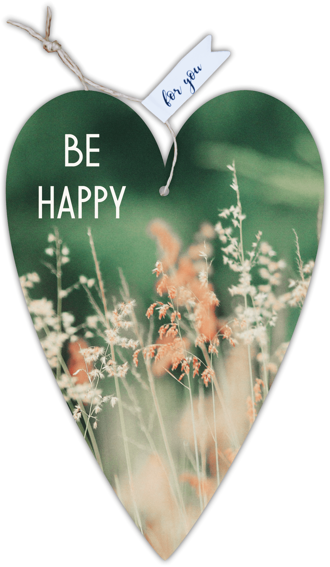 Herzkarte unser Finne "Be Happy"