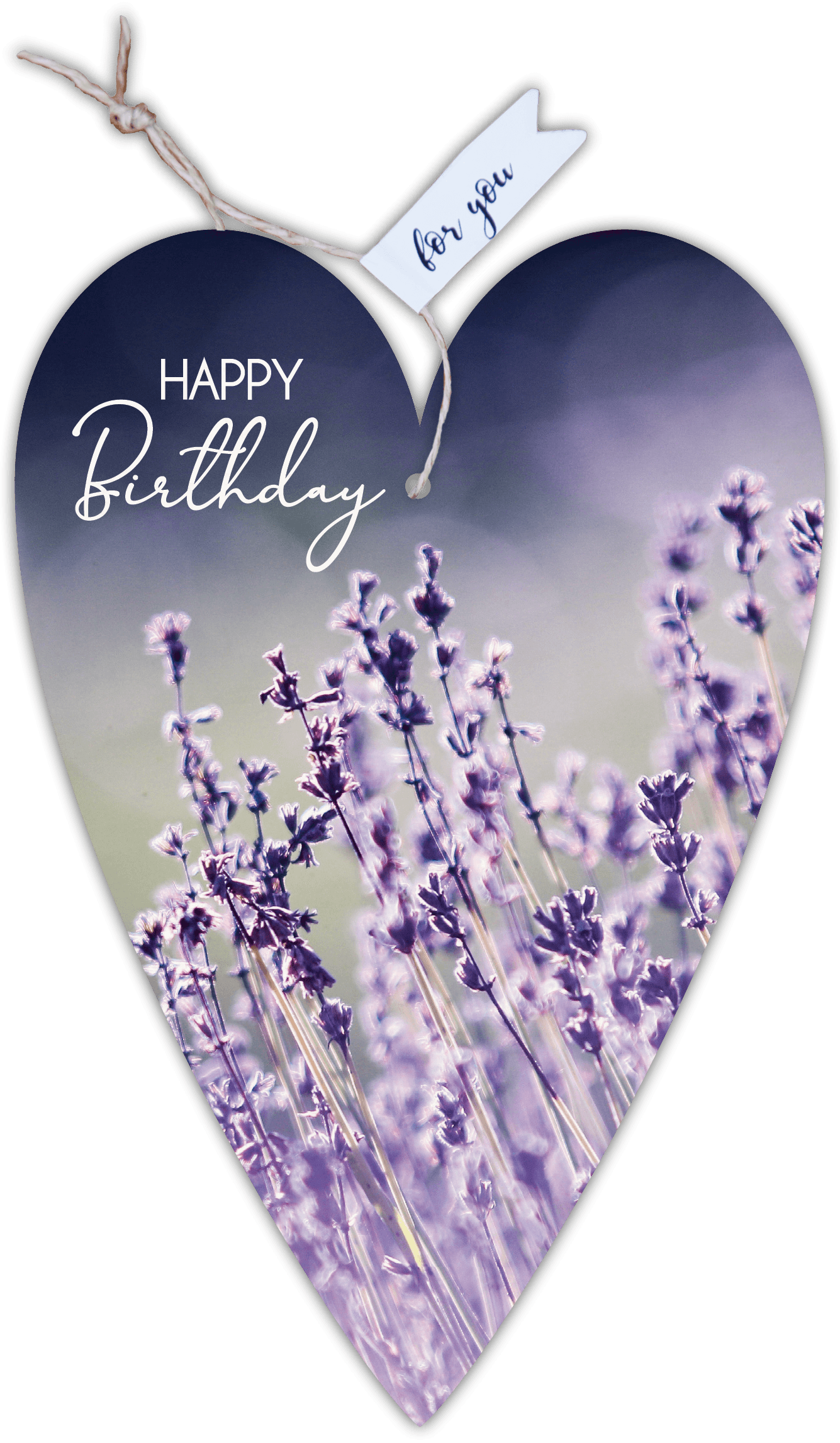 Herzkarte unser Finne "Happy birthday"