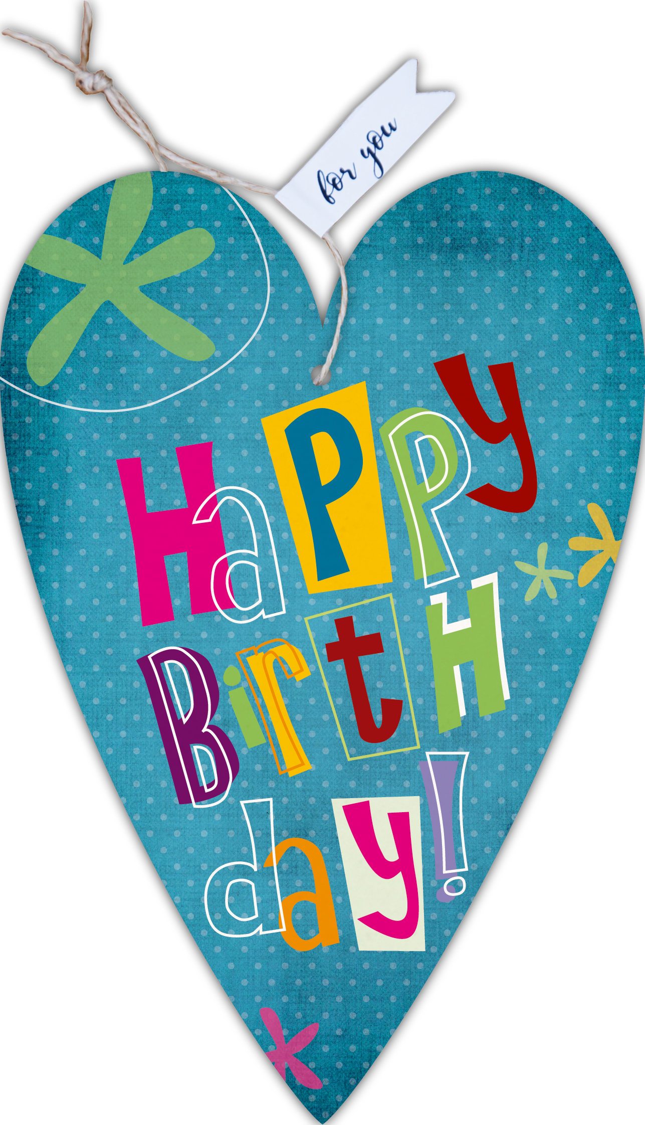 Herzkarte unser Finne "Happy Birthday"