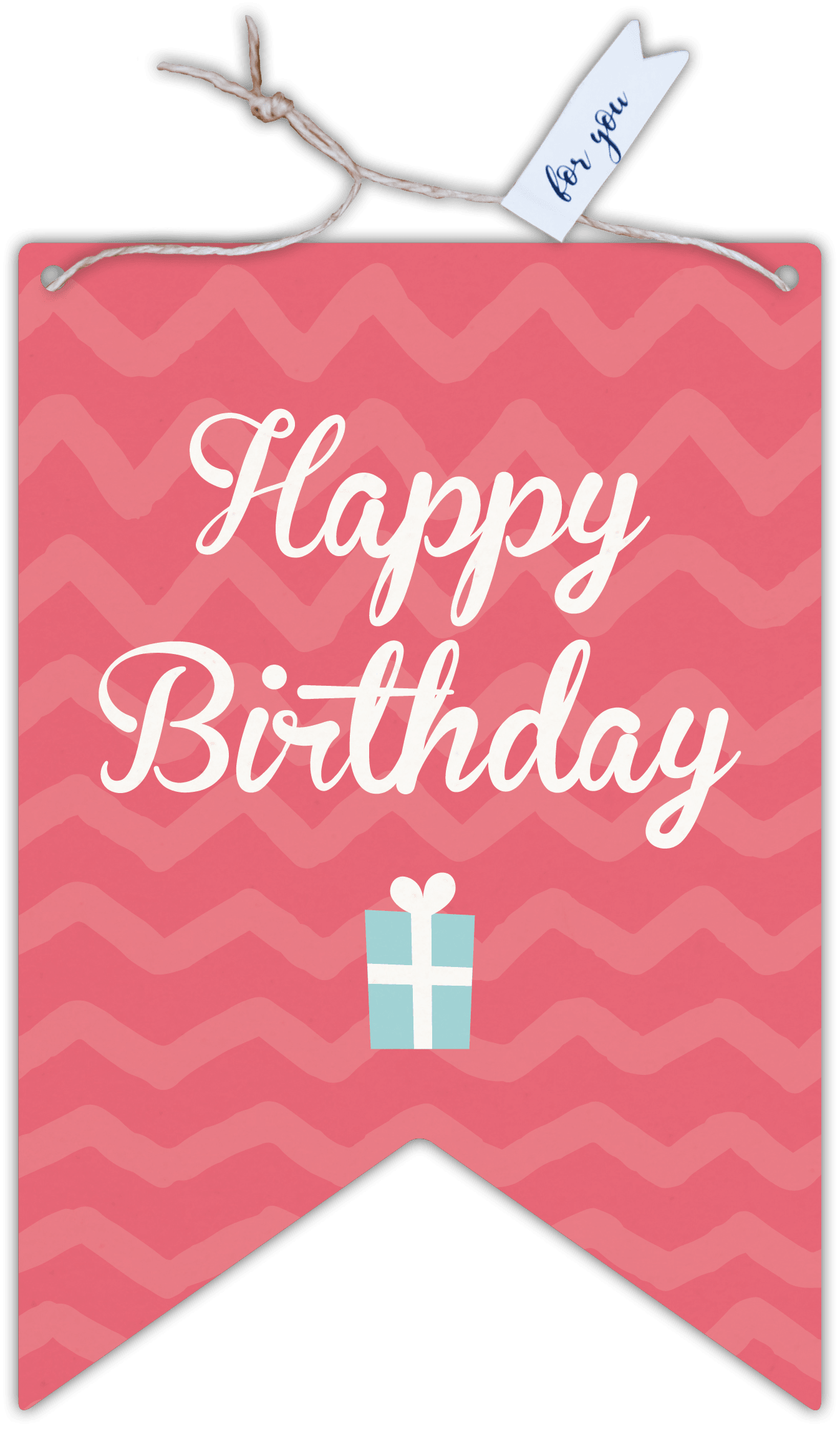 Formkarte unser Finne "Happy Birthday"