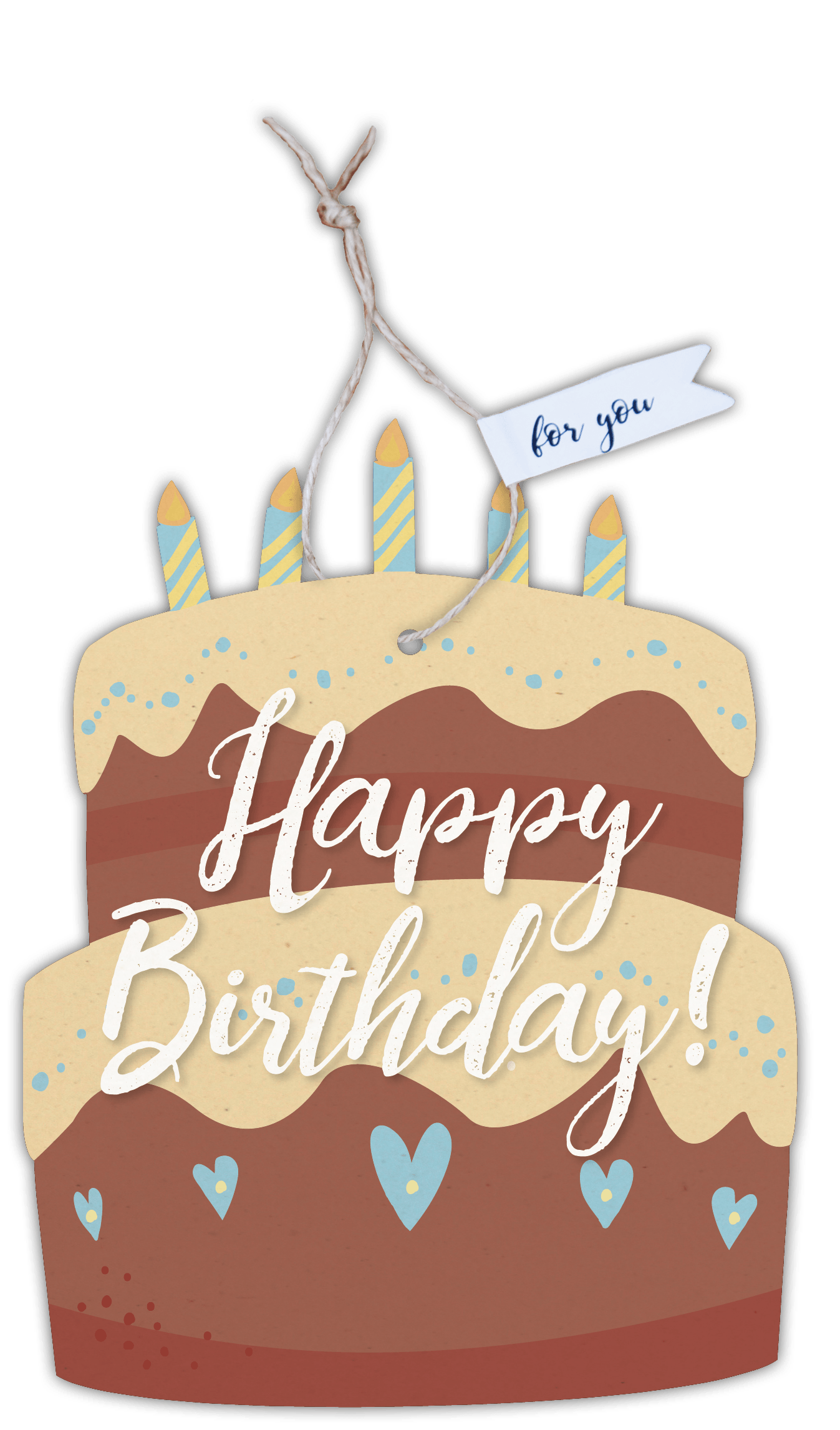 Formkarte unser Finne "Happy Birthday"