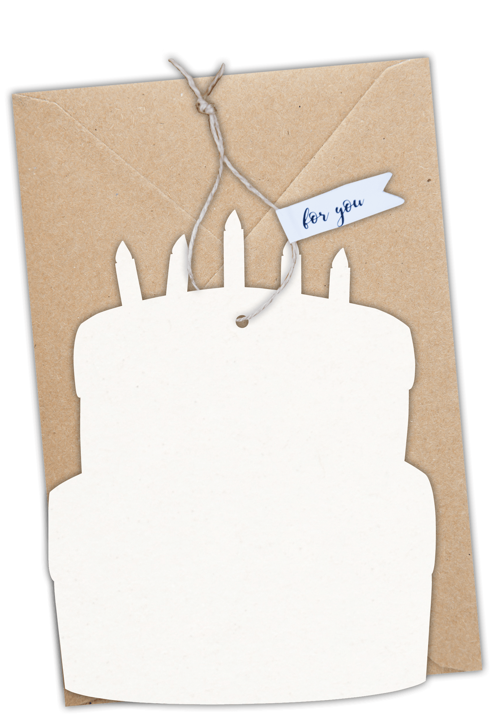 Formkarte unser Finne "Happy Birthday"