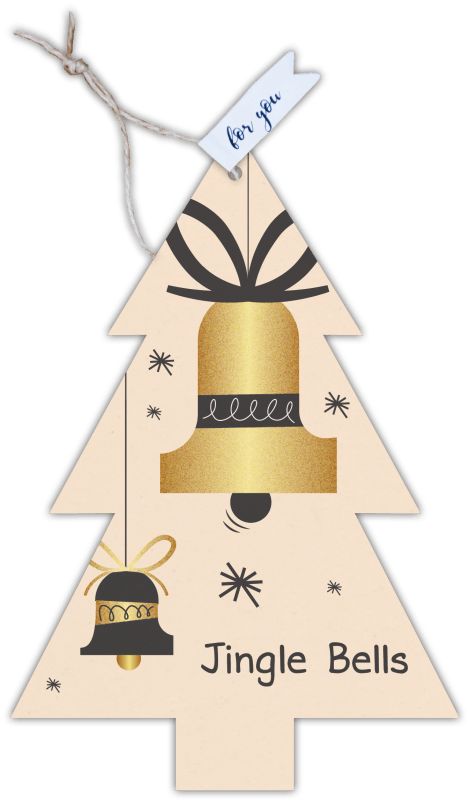 Formkarte unser Finne "Jingle Bells"