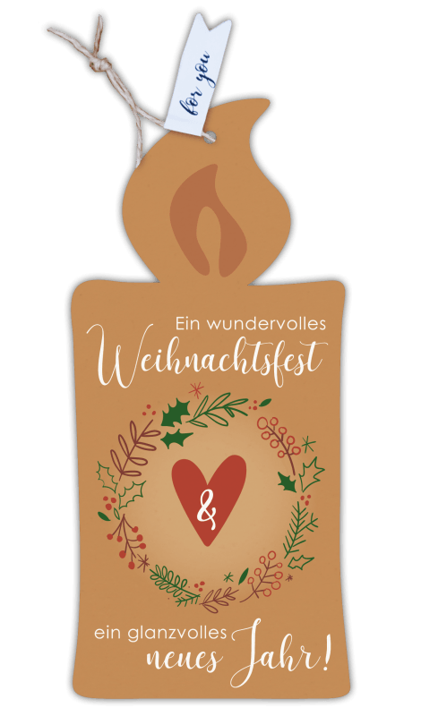 Formkarte unser Finne "Ein wundervolles Weihnachtsfest"