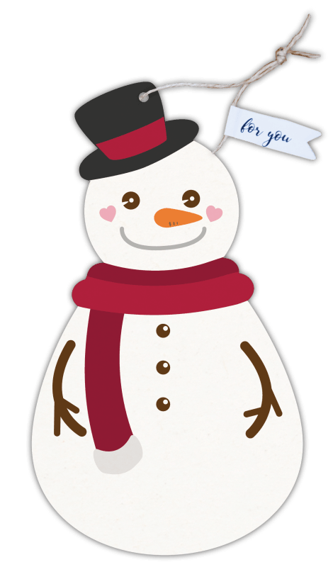 Formkarte unser Finne Schneemann
