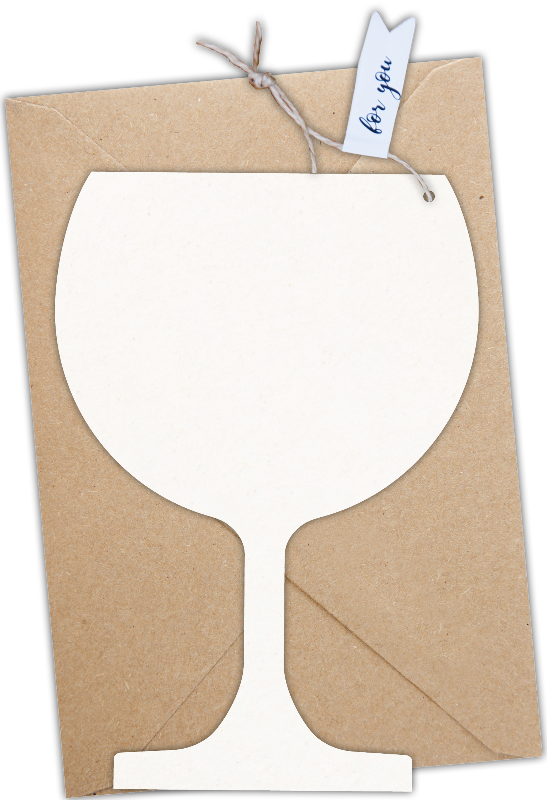 Formkarte unser Finne "Glas"