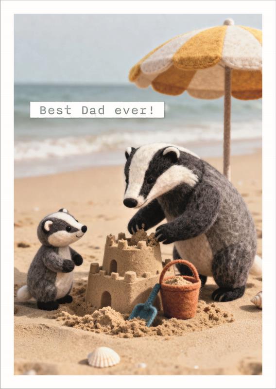 Postkarte Falunies "Dad"