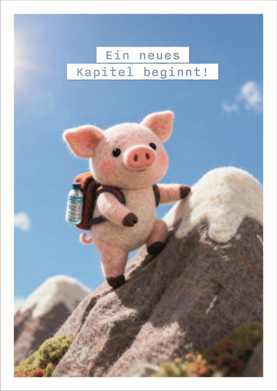 Postkarte Falunies "Neues Kapitel"