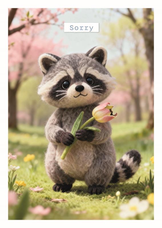 Postkarte Falunies "Sorry"