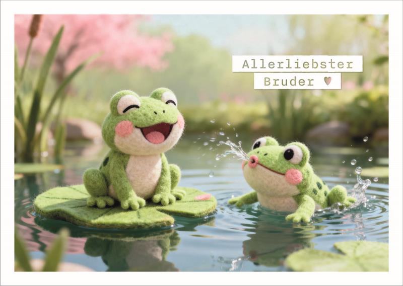 Postkarte Falunies "Bruder"