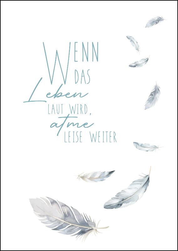 Postkarte Smart & Soul "Wenn das Leben"