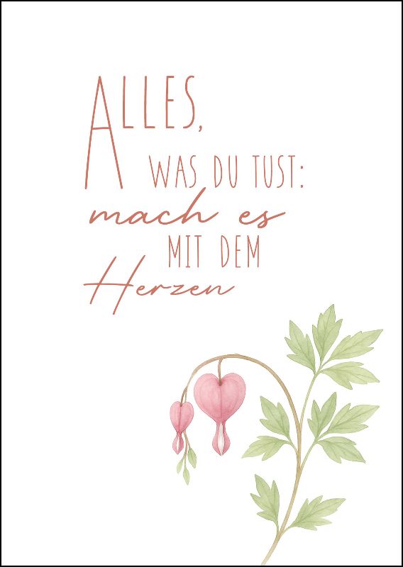 Postkarte Smart & Soul "Alles was du tust"